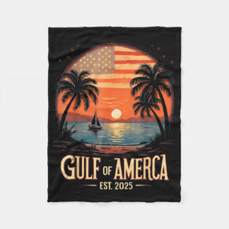 Golf van Amerika EST 2025 Retro  Beach Fleece Deken