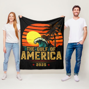 Golf van Amerika Est 2025 Retro Vintage Fleece Deken