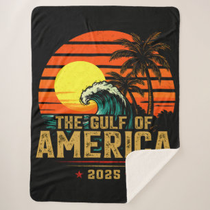 Golf van Amerika Est 2025 Retro Vintage Sherpa Deken