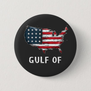 Golf van Amerika Grappig Trump Oost Kostte Mexico Ronde Button 5,7 Cm