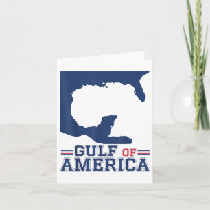 Golf van Amerika Grappige Golf van Mexico 4 juli Kaart