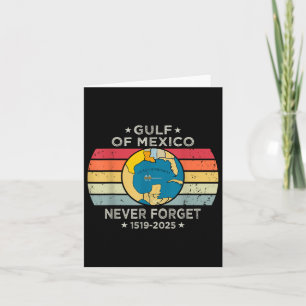 Golf van Amerika Grappige Golf van Mexico 4 juli Kaart
