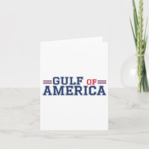 Golf van Amerika Grappige Golf van Mexico 4 juli Kaart