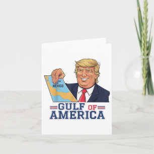Golf van Amerika Grappige Golf van Mexico 4 juli Kaart