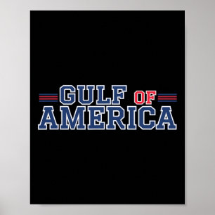 Golf van Amerika Grappige Golf van Mexico 4 juli Poster