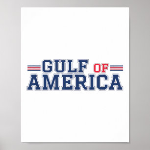 Golf van Amerika Grappige Golf van Mexico 4 juli Poster