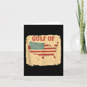 Golf van Amerika Grappige Golf van Mexico Vintage  Kaart