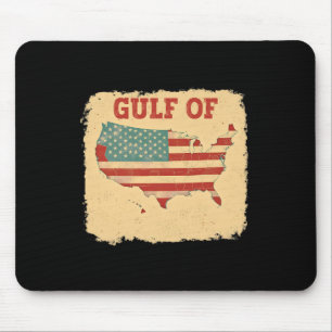 Golf van Amerika Grappige Golf van Mexico Vintage Muismat