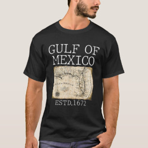 Golf van Amerika Grappige Golf van Mexico Vlag Kaa T-shirt