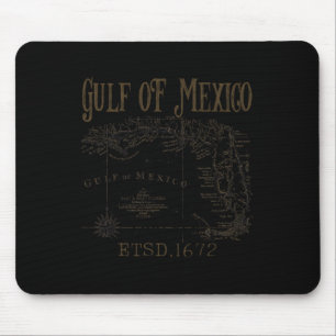 Golf van Amerika Grappige Golf van Mexico vlagkaar Muismat