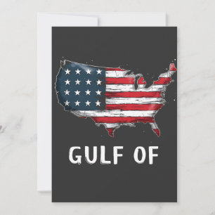 Golf van Amerika Grappige Trump Oostkust Mexico Kaart