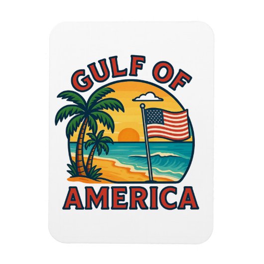 Golf van Amerika magneet (Verticaal)
