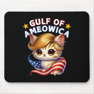 Golf van Amerika Mexico Trump Hair Cat Kit Muismat