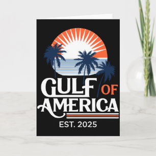 Golf Van Amerika Opgericht 2025 Amerikaanse Soever Kaart