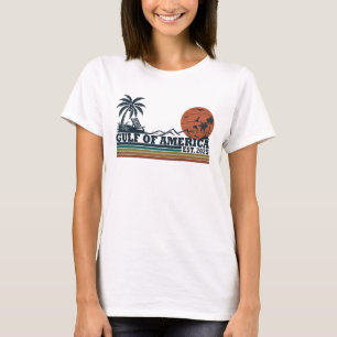 Golf van Amerika  patriottische Amerikaanse vlag T-shirt