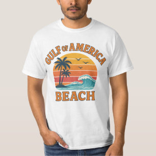 Golf van Amerika Retro Beach Vibes Design T-shirt