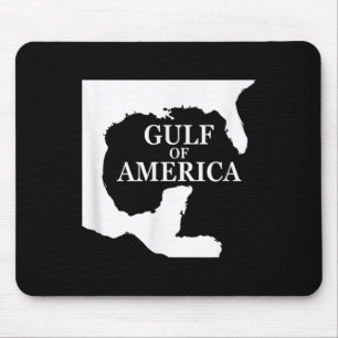 Golf van Amerika Shirt Funny Vlag van de Verenigde Muismat