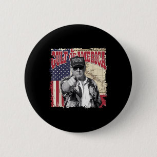 Golf van Amerika Trump groet uit de VS Ronde Button 5,7 Cm