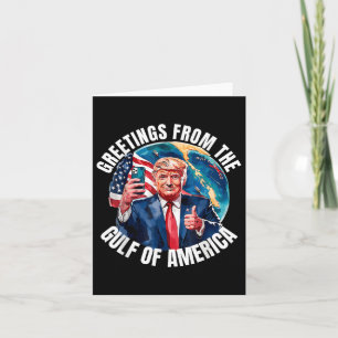 Golf van Amerika Trump groet van de Patrio Kaart