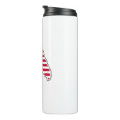 Golf van Amerika Waterfles Thermosbeker (Geroteerd rechts)