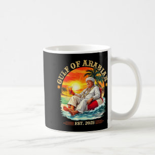 Golf van Arabische Oost 2025 Grappig Trump Vintage Koffiemok