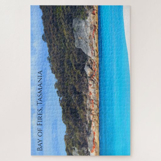 golf van bosbranden blauwe wateren legpuzzel (Verticaal)