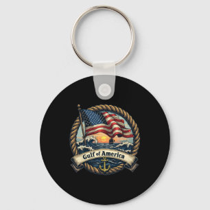 Golf van de Verenigde Staten van Amerika Vintage U Sleutelhanger