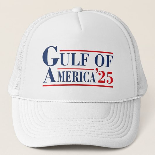 Golf van de VS Amerika 2025 Amerikaanse vlag Golf Trucker Pet (Voorkant)