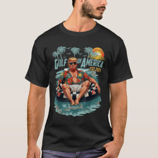 Golf van de VS Amerika EST 2025 Amerikaanse vlag G T-shirt
