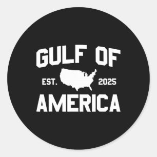 Golf van de VS Amerika EST 2025 Golf van Amerika Ronde Sticker
