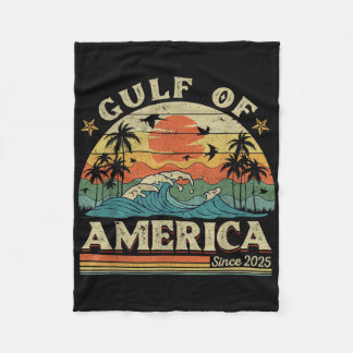 Golf van de VS Amerika Vintage Strand Golf van Ame Fleece Deken