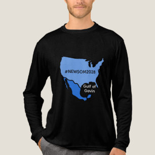 Golf van Gavin   Newsom 2028 Tri-Blend Shirt