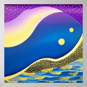 Golf van het Poster van Kleuren