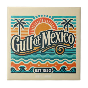 Golf van Mexico 1550 Tegeltje