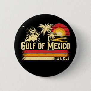 Golf van Mexico blijft zout  Ronde Button 5,7 Cm