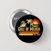 Golf van Mexico blijft zout  Ronde Button 5,7 Cm (Voorkant /achterkant)