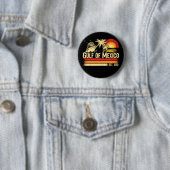 Golf van Mexico blijft zout  Ronde Button 5,7 Cm (In situ)