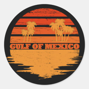 Golf van Mexico blijft zout  Ronde Sticker