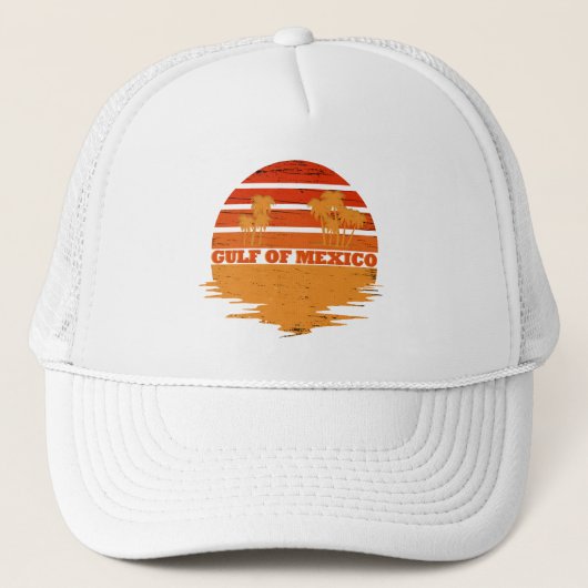 Golf van Mexico blijft zout Trucker Pet (Voorkant)