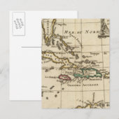 Golf van Mexico, Caribische eilanden Briefkaart (Voorkant / Achterkant)