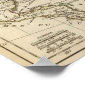 Golf van Mexico, Caribische eilanden Poster (Hoek)