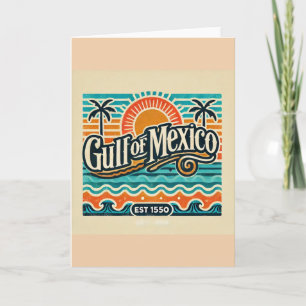 Golf van Mexico Est 1550 Kaart