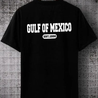  Golf van Mexico "EST. 1550" Mannen T-shirt