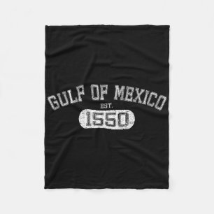 Golf van Mexico EST 1550 Retro Golf voor mannen Fleece Deken