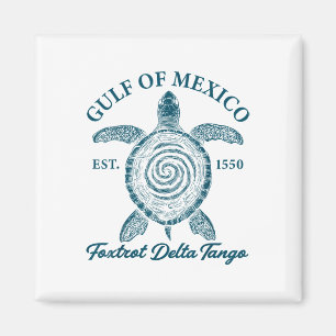Golf van Mexico Foxdraaft Deltas Tangos Golf van M Magneet