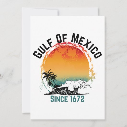 Golf van Mexico Kaart (Voorkant)