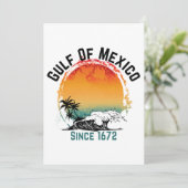 Golf van Mexico Kaart (Staand voorkant)