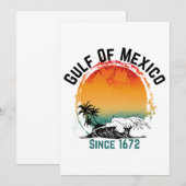 Golf van Mexico Kaart (Voorkant / Achterkant)