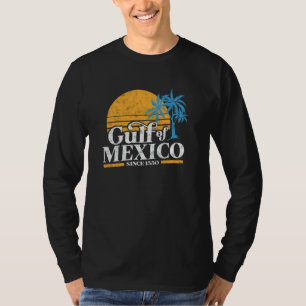 Golf van Mexico-Oost. 1550 Retro  T-shirt