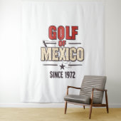 Golf van Mexico' Parodie met Wandkleed (In situ)